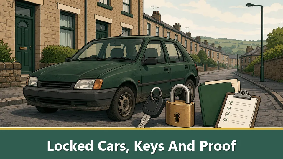 Locked Cars, Keys And Proof