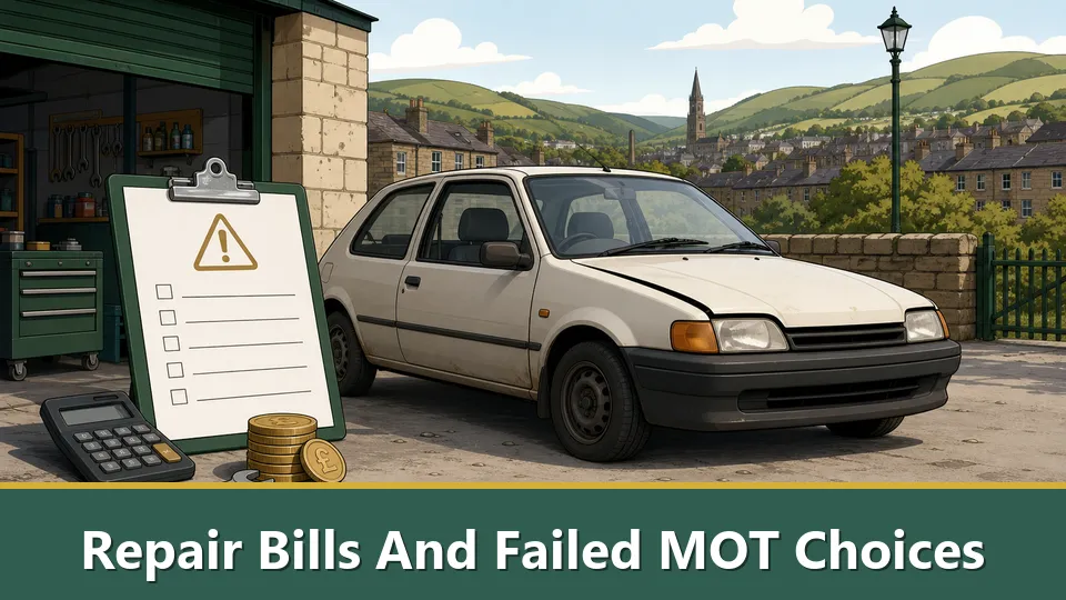 Repair Bills And Failed MOT Choices